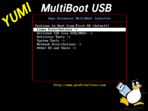 yumi, multiboot, creator, program, stick, bootabil